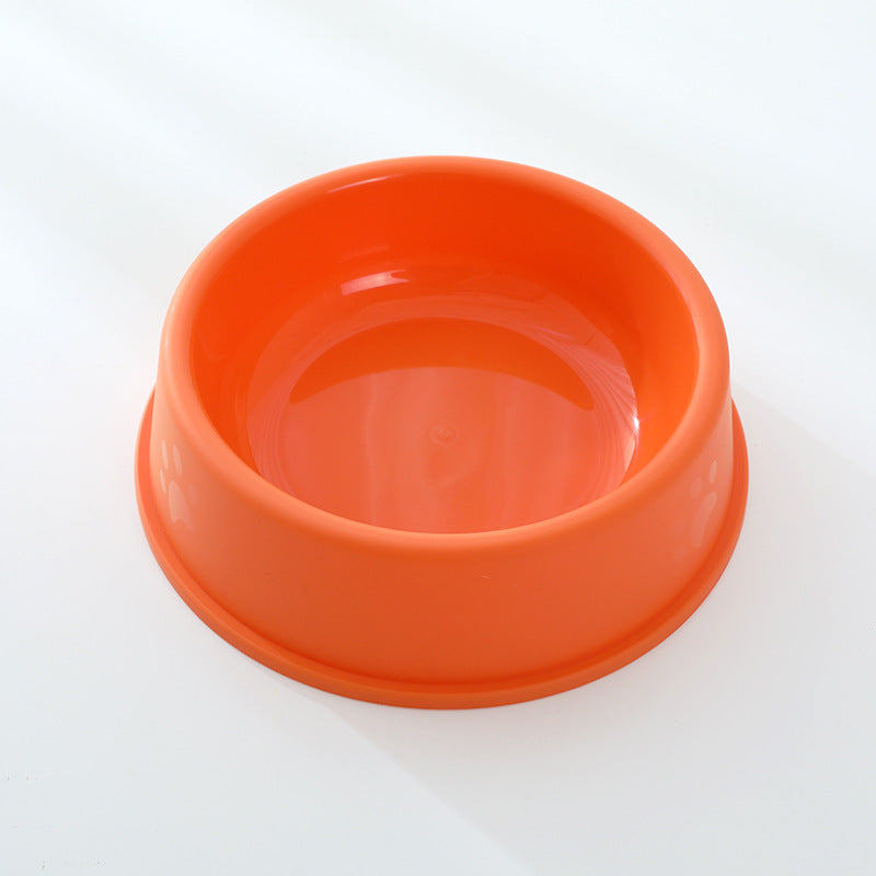 Elevate Your Pet's Dining Experience with Our Frosted Plastic Pet Feeding and Water Bowl!